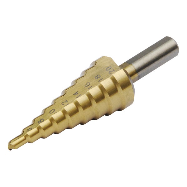 LÉPCSŐS FÉMFÚRÓ, 13 LÉPCSŐ (4-39MM,3MM LÉPCSŐK)